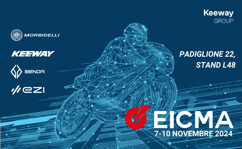 EICMA 2024: Morbidelli, Keeway, Benda & EZI Hall 22, Booth L48